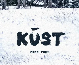 Kust Brush Free font