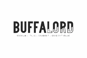 Buffalord Demo font