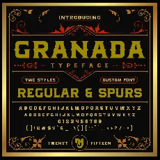 MJ Granada font