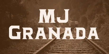 MJ Granada font