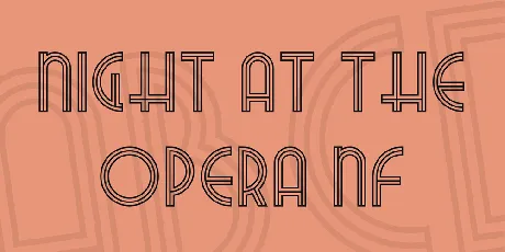 Night At The Opera NF font