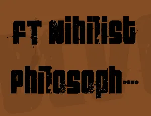 FT Nihilist Philosophy font