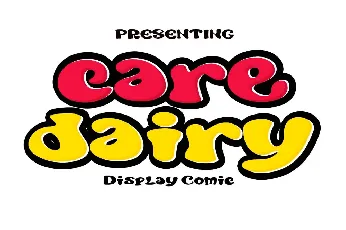 Care Dairy font