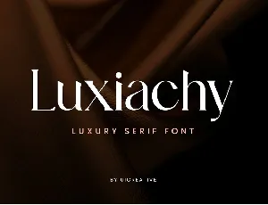 Luxiachy font