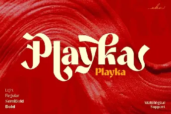 Playka font