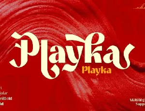 Playka font