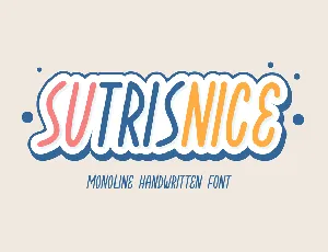 Sutrisnice font