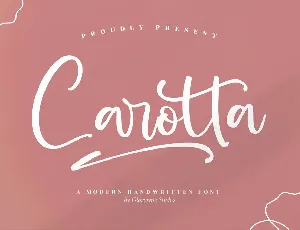 Carotta font