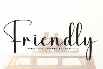 Friendly Script font