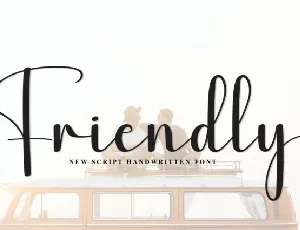 Friendly Script font