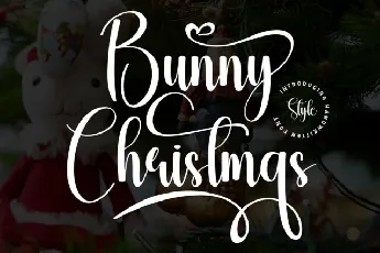 Bunny Christmas Script font