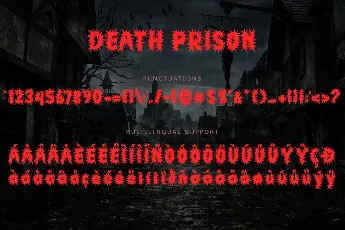 Death Prison font