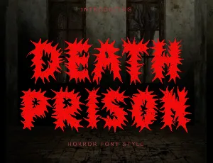 Death Prison font