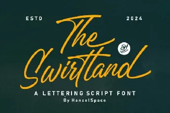 The Swirtland font