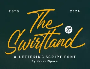 The Swirtland font