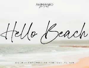 Hello Beach font