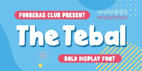 The Tebal Demo font