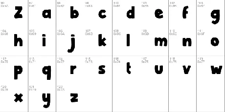 The Tebal Demo font