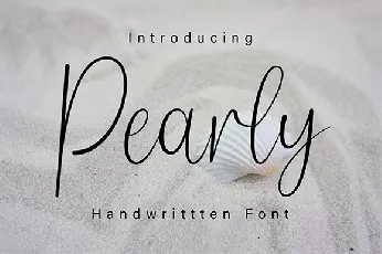 Pearly font