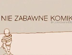 Nie Zabawne Komik font