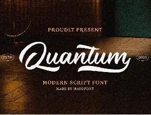 Quantum font