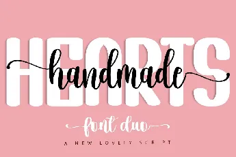 Hearts Handmade font