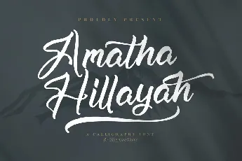 Amatha Hillayah font