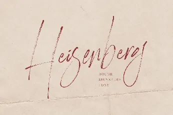 Heisenberg Signature font