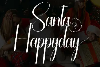 Santa Happyday Script font