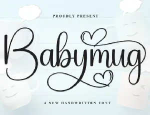 Babymug Script font