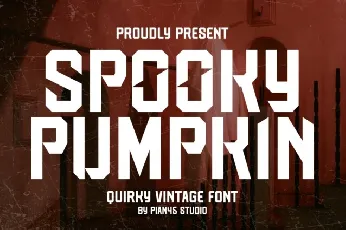 Spooky Pumpkin font