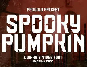 Spooky Pumpkin font