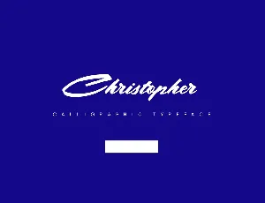 Christopher Free font