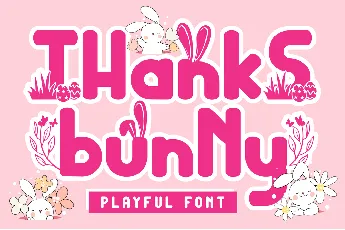 Thanks Bunny font