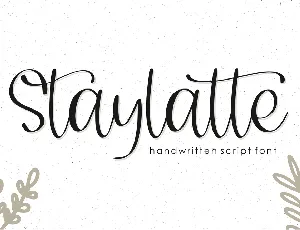 Staylatte font