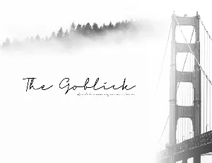 The Goblick Demo font