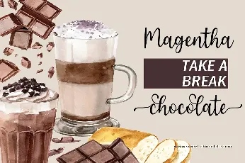 Magentha Chocolate font