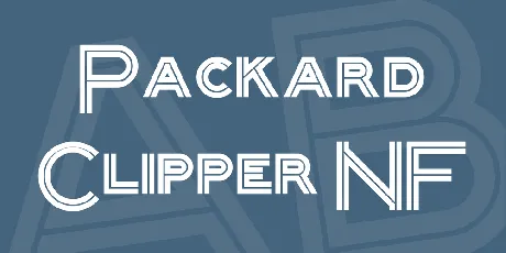 Packard Clipper NF font