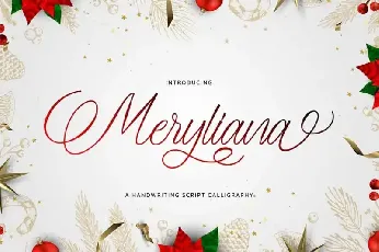 Meryliana Calligraphy font