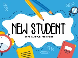 New Student Script font