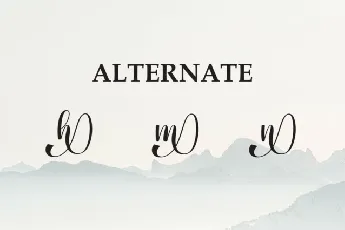 Sublimation Script Typeface font