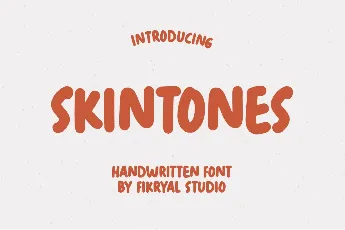 Skintones font