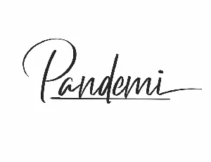 Pandemi Demo font