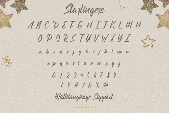 Starlingers Demo font