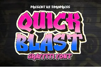 Quick Blast font