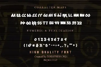 Quick Blast font