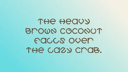 Coconut font