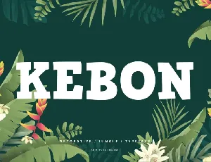 Kebon font