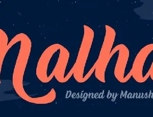 Malhar font