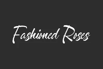 Fashioned Roses font